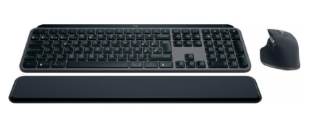 Комплект (клавіатура + миша) Logitech MX Keys S PLUS PALMREST + MX Master 3S Combo Graphite UA (920-011614)